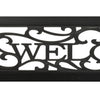 125 cm schwarze Stahlbank Cleave für den Garten