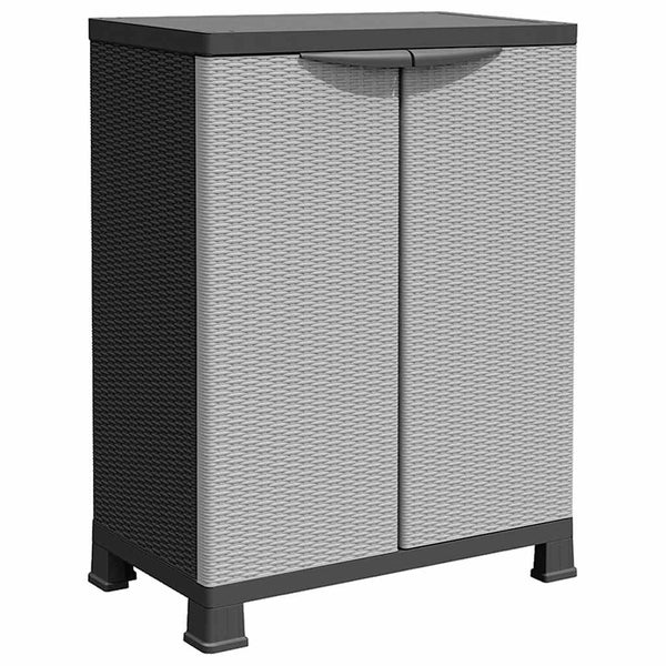 Kunststoffschrank Vlastimila 68x39x92cm (Rattanstil)