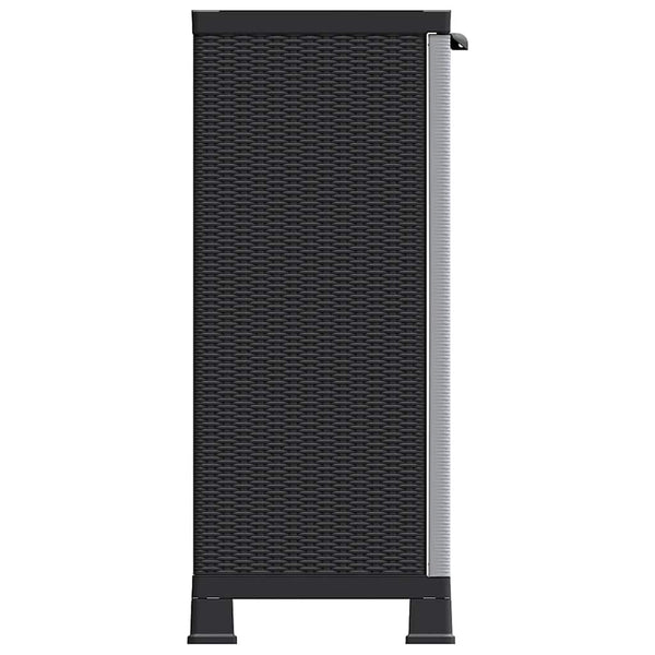 Kunststoffschrank Vlastimila 68x39x92cm (Rattanstil)
