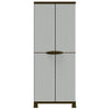 Kunststoffschrank Vlastimila 68x39x171,5cm (Rattan-Stil)