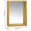 Spiegelschrank Vaste 30x10x40cm (Teak)