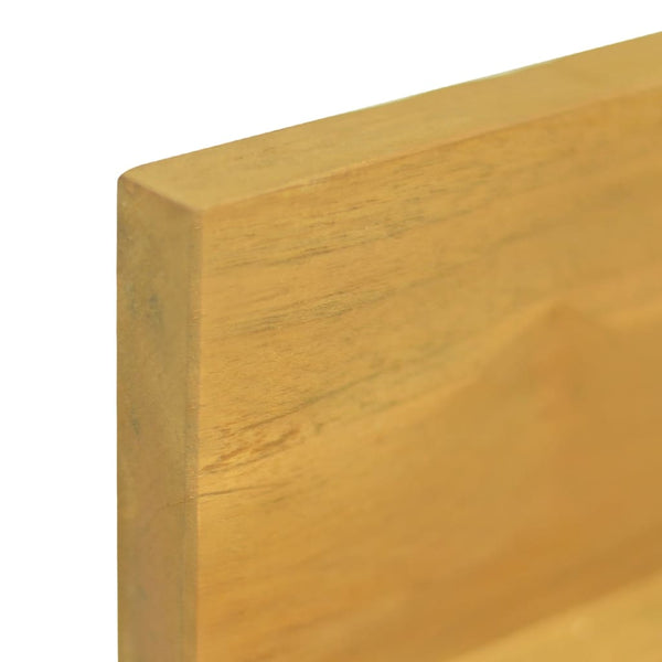 Wandregale Ciocotoiu 110x10x10cm (2 Stück Teak)