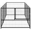 Schwarzer Hundekäfig Erik 3 m² (Stahl)