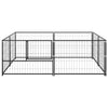 Schwarzer Hundezwinger Riveca 4 m² (Stahl)