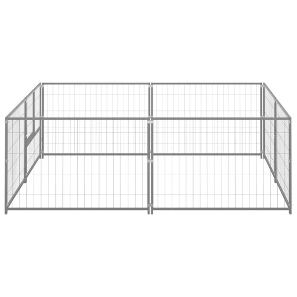 Hundekäfig Riveca Silber 4 m² (Stahl)
