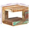 Beistelltisch Chidu 45x45x40cm (recyceltes Massivholz)