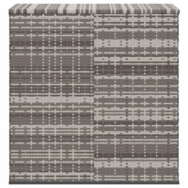 Graue Gartenaufbewahrungsbox Craciunes 100x49x103,5cm (PE-Rattan)