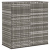 Graue Gartenaufbewahrungsbox Craciunes 100x49x103,5cm (PE-Rattan)