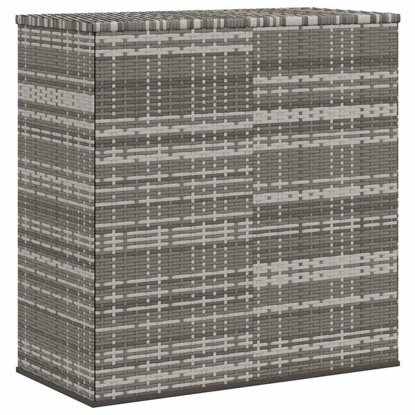 Graue Gartenaufbewahrungsbox Craciunes 100x49x103,5cm (PE-Rattan)