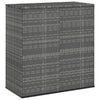 Graue Gartenaufbewahrungsbox Craciunes 100x49x103,5cm (PE-Rattan)