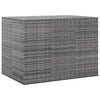 Graue Gartenaufbewahrungsbox Craciunes 145x100x103cm (PE-Rattan)