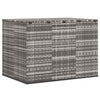 Graue Gartenaufbewahrungsbox Craciunes 145x100x103cm (PE-Rattan)