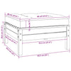 Cremefarbenes Abood Gartensofa (2-Sitzer, Kissen Kiefer)