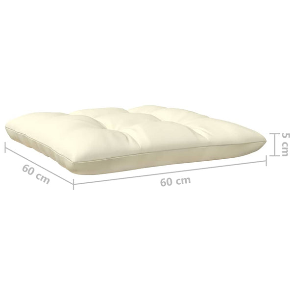 Cremefarbenes Abood Gartensofa (2-Sitzer, Kissen Kiefer)