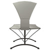 Cremefarbener Outdoor-Liegestuhl mit Vordach Verioara (Stahl und Oxford-Stoff)