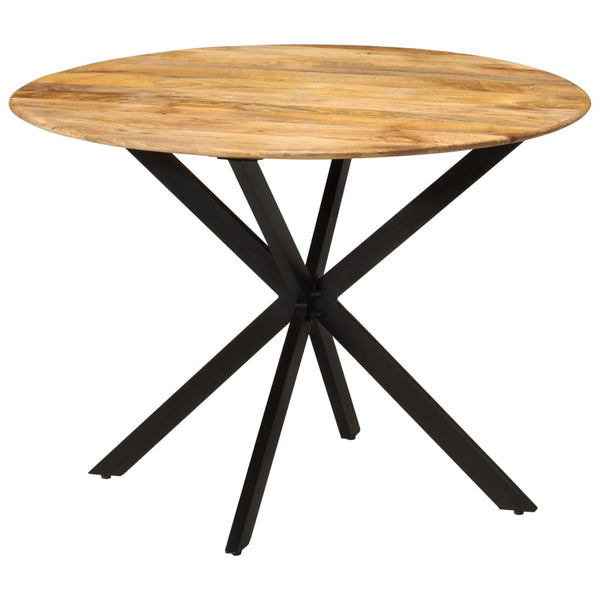 Esstisch Lully Ø110x78cm (Mangoholz und Stahl)