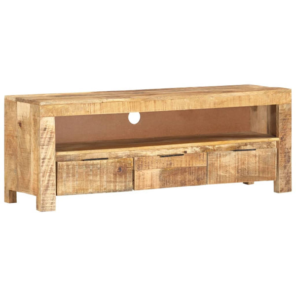 TV-Lowboard Degan 110x30x40cm (raues Mangoholz)