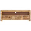 TV-Lowboard Degan 110x30x40cm (raues Mangoholz)