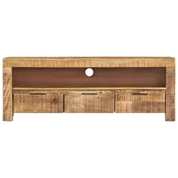 TV-Lowboard Degan 110x30x40cm (raues Mangoholz)