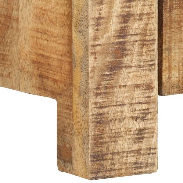 TV-Lowboard Degan 110x30x40cm (raues Mangoholz)