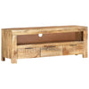 TV-Lowboard Degan 110x30x40cm (raues Mangoholz)