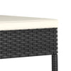 Schwarze Gartenstühle Lideriu (4 Stück Polyrattan)