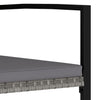 Graue Esszimmerstühle Hany (2er-Set Polyrattan)