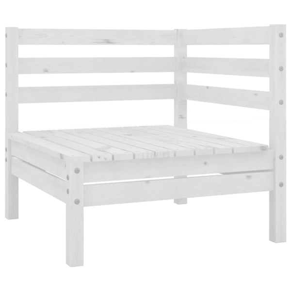 Weißes Gartensofa Cazarina (2-Sitzer, Kiefer)