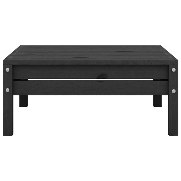 Schwarzes Gartensofa-Set Ivor (4-teilig, Kiefer)