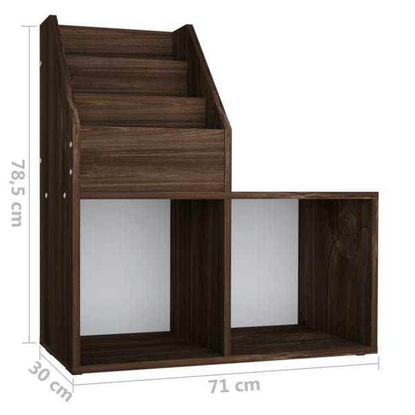 Savutammi Zeitschriftenständer für Kinder Ninuca 71x30x78,5cm (Holz)