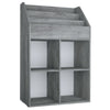 Betongraues Zeitschriftenregal Bali für Kinder 71x30x114cm (Holz)