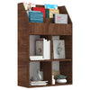 Brauner Zeitungsständer Bali für Kinder 71x30x114cm (Holz)