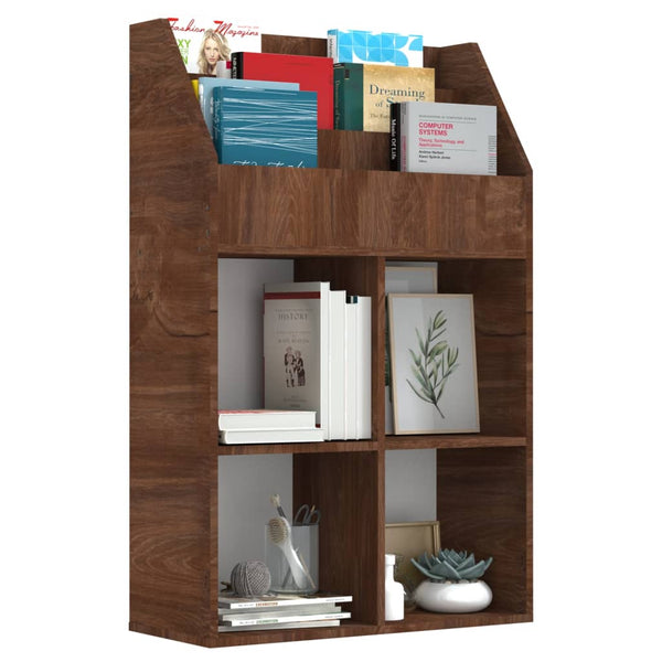 Brauner Zeitungsständer Bali für Kinder 71x30x114cm (Holz)