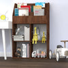Brauner Zeitungsständer Bali für Kinder 71x30x114cm (Holz)