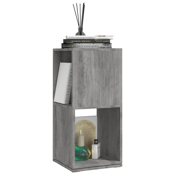 Betongrauer drehbarer Schrank Bitere 34,5x34,5x75,5cm (Spanplatte)