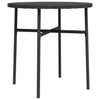 Schwarzer Beistelltisch Nina 45cm (Polyrattan)