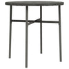 Grauer Teetisch Nina 45 cm (Polyrattan)