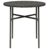Grauer Teetisch Nina 45 cm (Polyrattan)