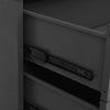 Anthrazitfarbene Industriekommode Oriana 78x40x93cm (Metall)