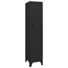 Kleiderschrank Ostian, schwarz, 38x45x180cm (Stahl)