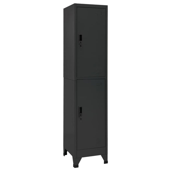 Stahlschrank Ostia Anthrazit 38x45x180cm