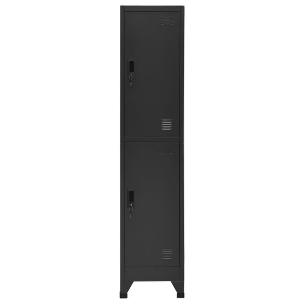 Stahlschrank Ostia Anthrazit 38x45x180cm