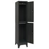 Stahlschrank Ostia Anthrazit 38x45x180cm