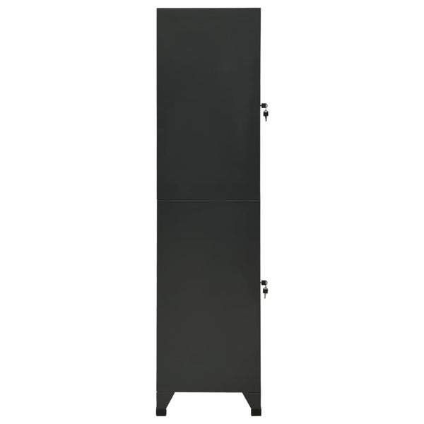 Stahlschrank Ostia Anthrazit 38x45x180cm