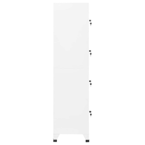 Spind (Stahl) Ostia 38x45x180cm in Weiß
