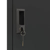 Ostia Spindschrank Anthrazit 38x45x180cm (Stahl)