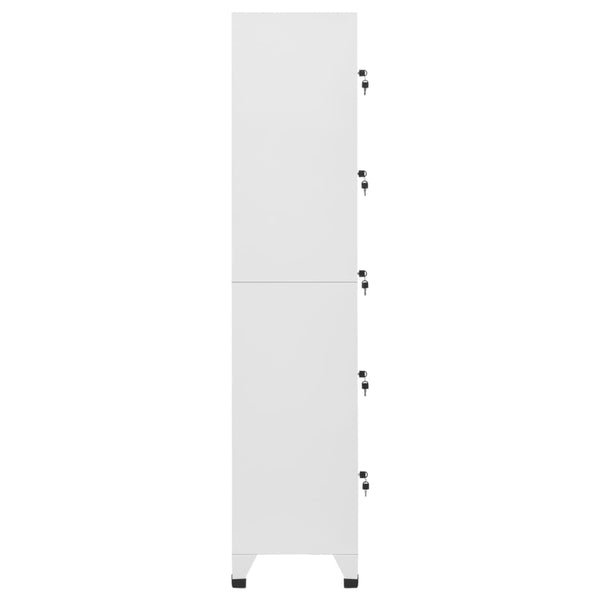 Spindschrank Ostia 38x40x180cm in Hellgrau (Stahl)