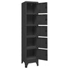 Spindschrank Ostia anthrazit 38x40x180cm (Stahl)