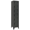 Ostia Spindschrank Anthrazit 38x40x180cm (Stahl)