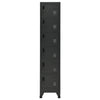Ostia Spindschrank Anthrazit 38x40x180cm (Stahl)